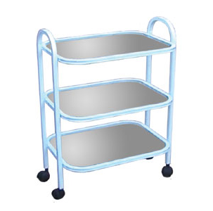 Стол медицинский 3-х полочный (нерж.сталь) Стол медицинский 3-х полочный (нерж.сталь)